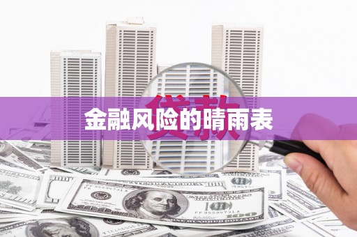 沙湾金融风险的晴雨表
