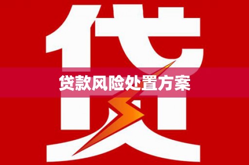 沙湾贷款风险处置方案