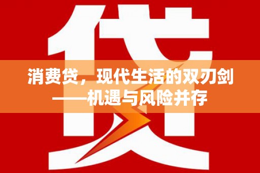 沙湾消费贷，现代生活的双刃剑——机遇与风险并存