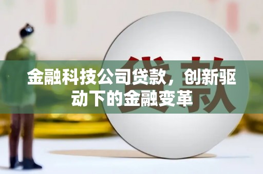 沙湾金融科技公司贷款，创新驱动下的金融变革