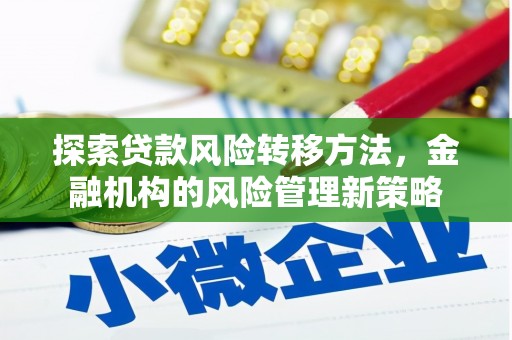 沙湾探索贷款风险转移方法，金融机构的风险管理新策略