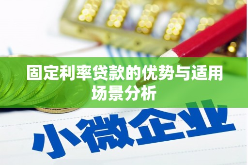 沙湾固定利率贷款的优势与适用场景分析