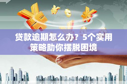 沙湾贷款逾期怎么办？5个实用策略助你摆脱困境