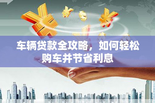 沙湾车辆贷款全攻略，如何轻松购车并节省利息