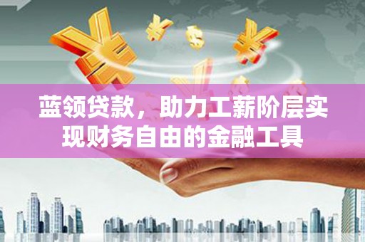 沙湾蓝领贷款，助力工薪阶层实现财务自由的金融工具