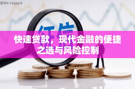 沙湾快速贷款，现代金融的便捷之选与风险控制