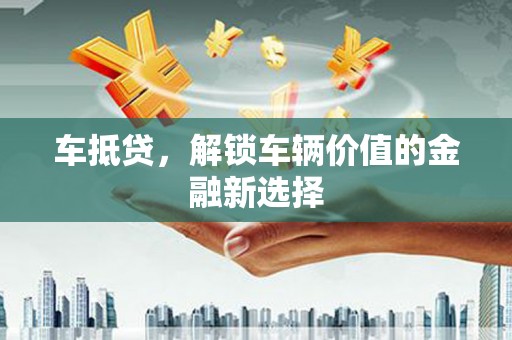 沙湾车抵贷，解锁车辆价值的金融新选择