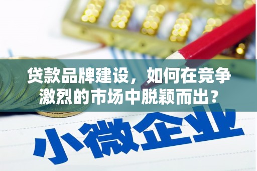沙湾贷款品牌建设，如何在竞争激烈的市场中脱颖而出？