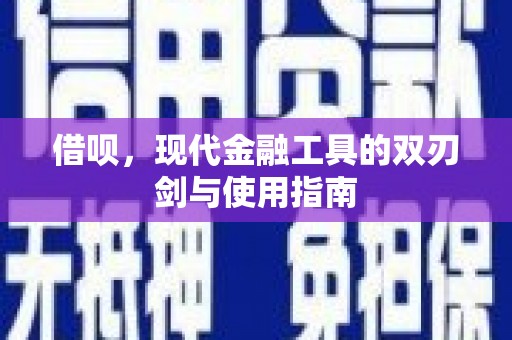 沙湾借呗，现代金融工具的双刃剑与使用指南