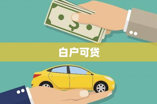 沙湾白户可贷