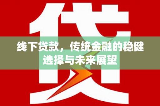 沙湾线下贷款，传统金融的稳健选择与未来展望