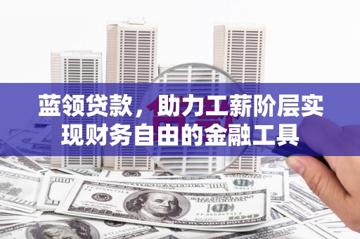 沙湾蓝领贷款，助力工薪阶层实现财务自由的金融工具