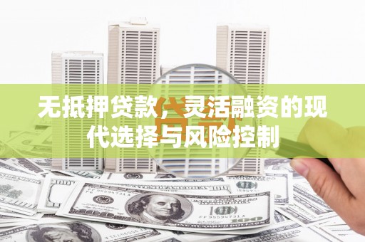 沙湾无抵押贷款，灵活融资的现代选择与风险控制