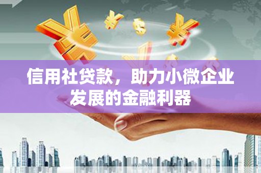 沙湾信用社贷款，助力小微企业发展的金融利器