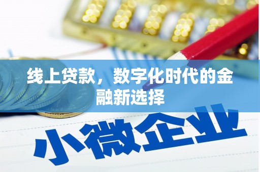 沙湾线上贷款，数字化时代的金融新选择