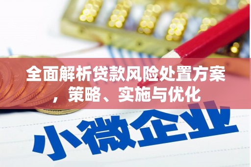 沙湾全面解析贷款风险处置方案，策略、实施与优化