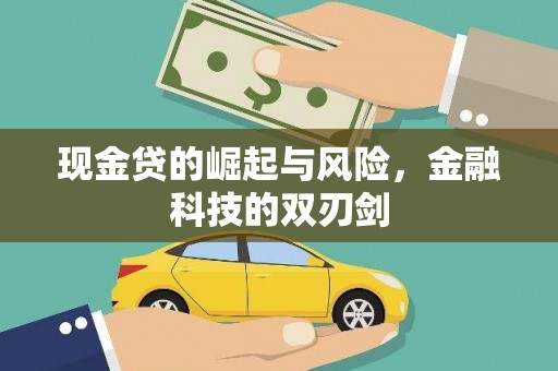 沙湾现金贷的崛起与风险，金融科技的双刃剑