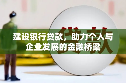 沙湾建设银行贷款，助力个人与企业发展的金融桥梁
