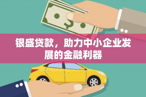 沙湾银盛贷款，助力中小企业发展的金融利器