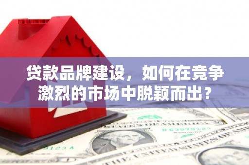 沙湾贷款品牌建设，如何在竞争激烈的市场中脱颖而出？