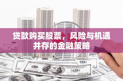 沙湾贷款购买股票，风险与机遇并存的金融策略