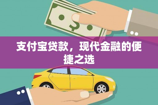 沙湾支付宝贷款，现代金融的便捷之选