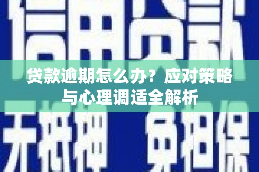 沙湾贷款逾期怎么办？应对策略与心理调适全解析