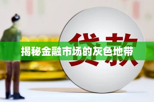 沙湾揭秘金融市场的灰色地带