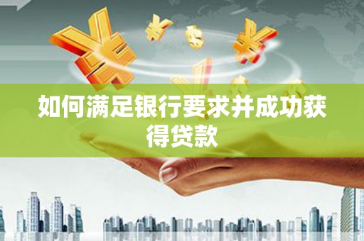 沙湾如何满足银行要求并成功获得贷款