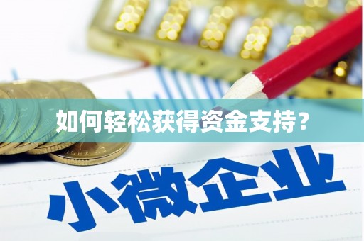 沙湾如何轻松获得资金支持？